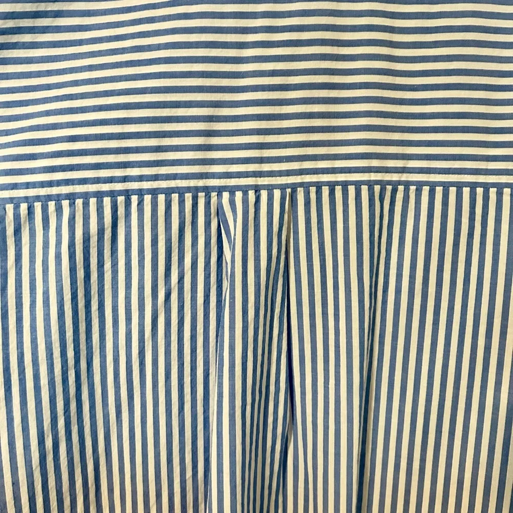 Universal Thread Light Blue Striped Long Sleeve Dress - Picture 7 of 8